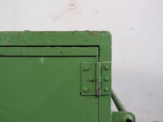 Image 1 of Vintage Workbench Coffe Cabinet Industrial Design 