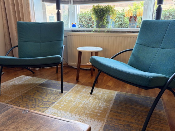 2 Harvink Uncle Sam Armchairs – Metal, Textile (photo 2 of 7)