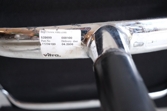 Image 1 of 4x Vitra Eames EA108 – Negro Hopsak / Cromo – 2006