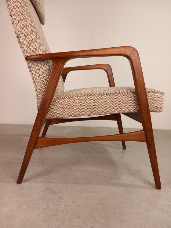 Image 1 of Poltrona Alf Svensson Fritz Hansen Kontur | Restaurato di metà secolo