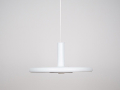 Lámpara colgante Optima danesa vintage de Hans Due, Fog Og Morup, años 70 – Fog & Mørup, hanglampen, Aluminium