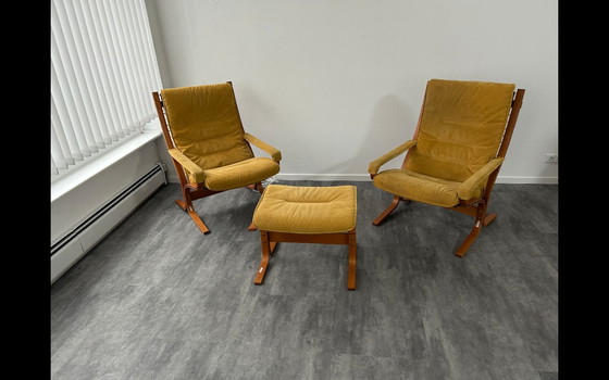 Image 1 of 2 Ingmar Relling siesta chairs +ottoman