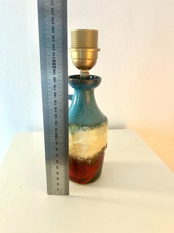 Image 1 of Oost-Duitse aardewerk vaaslamp