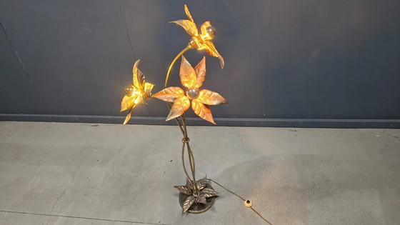 Image 1 of Willy daro flower floor lamp, 1970s