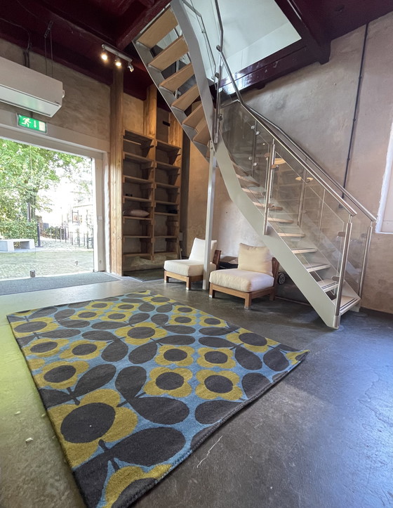 Image 1 of Brink and Campman Orla kiely carpet Flower Tile NEW