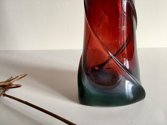 Image 1 of Modernist ART DECO Crystal VASE