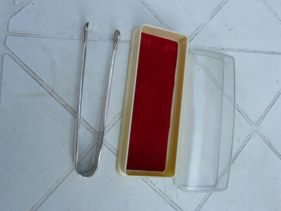 Image 1 of Pinze per zucchero o ghiaccio in argento, Christofle