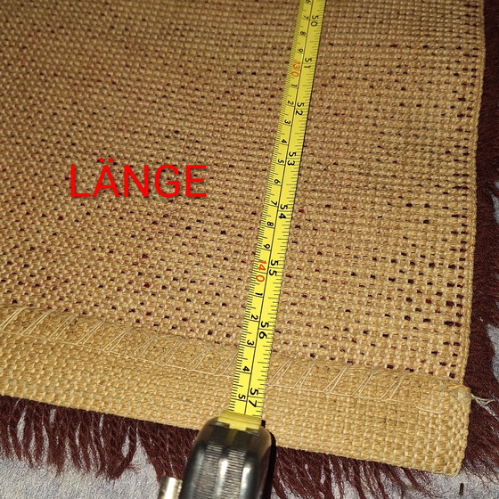 Image 1 of Vintage Rya rug from the 1970s - Pure new wool - Space Age design