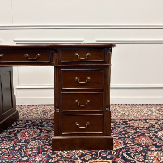 Scrivania Classica Inglese – Scrivanie, Leather, Wood (photo 11 of 21)