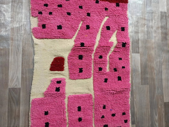 Tappeto marocchino tessuto a mano, lana naturale, 250cm x 150cm, decorazione elegante. – Tappeti, Wool (photo 6 of 12)