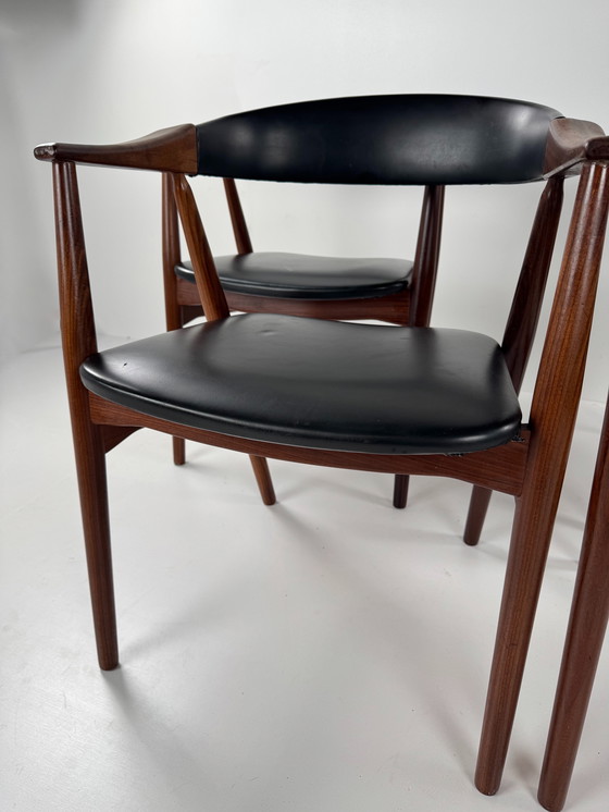 Image 1 of Farstrup Modell 213 Esszimmerstühle von Thomas Harlev – Set aus 4 dänischen modernen Ikonen