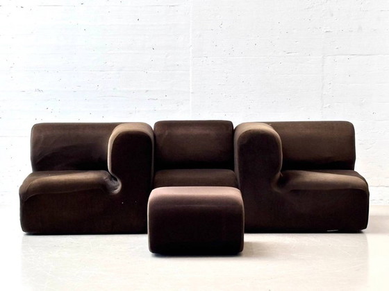 Gruppo di sedute modulari Blico Lounge, Svizzera 1975 – Divani modulari, Textile (photo 6 of 16)