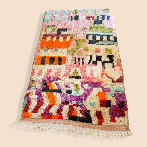 Authentischer Boujaad-Teppich „Luzia“ | Handgeknüpft | 270 × 164 cm
