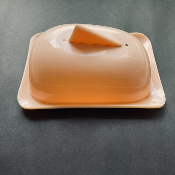 Image 1 of Set moderner Butterglocken – Pastellblau & Pfirsich – minimalistisches Design