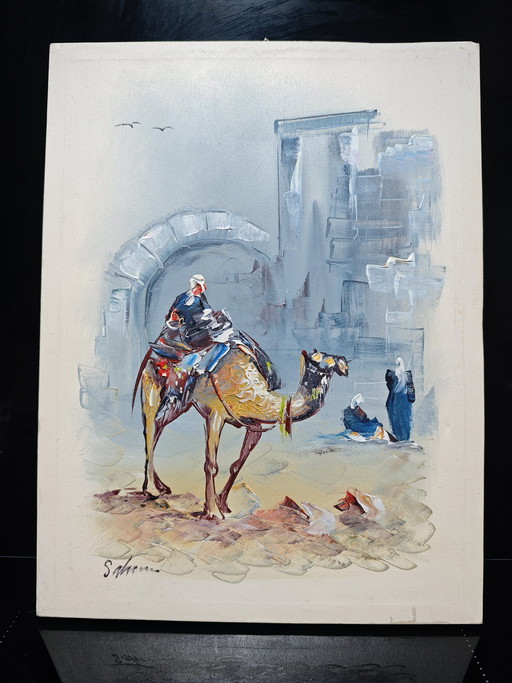 Orientalist painting by Sahrawi