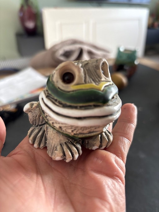 Artesania Rinconada kikker beeldje 