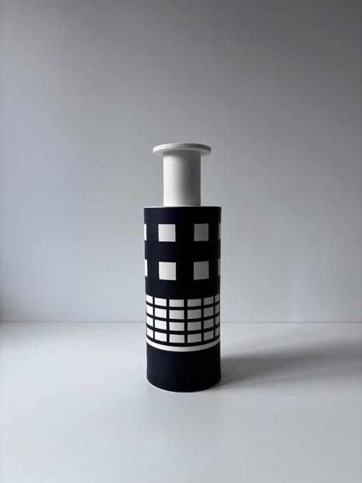 Vase “Rocchetto” – Ettore Sottsass pour Bitossi – Italie, circa 1980 (Hollywood Series)