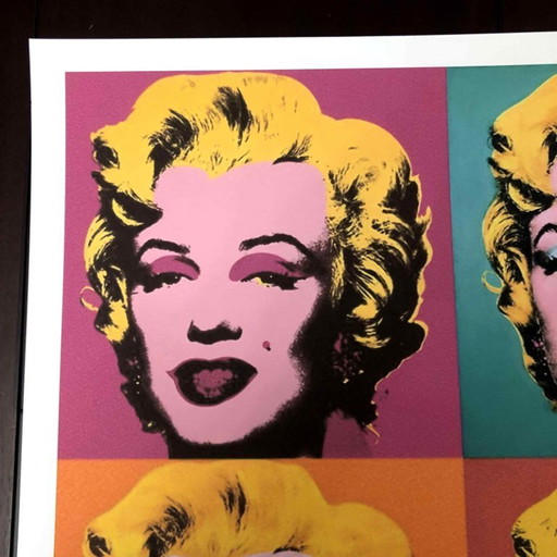 1990s After Andy Warhol "Marilyn Monroe" Lithograph – lithos zeefdrukken, Paper (photo 2 of 6)