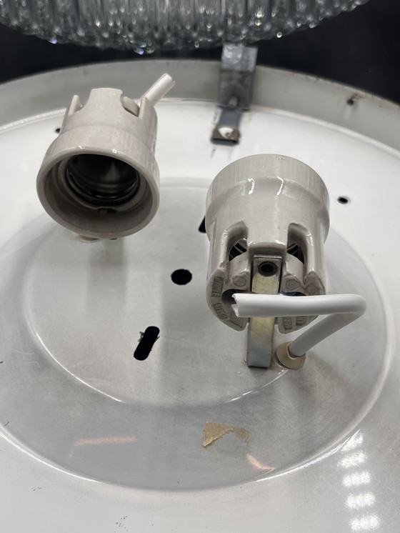 Image 1 of Lampada da soffitto in vetro Helena Tynell per Limburg