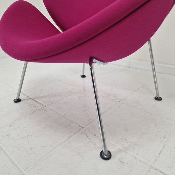 Image 1 of Silla Orange Slice con otomana de Pierre Paulin para Artifort, años 80