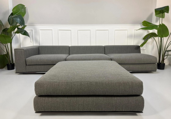 Image 1 of Minotti Hamilton Bank Stoff Grau Bank Ausstellungsstück