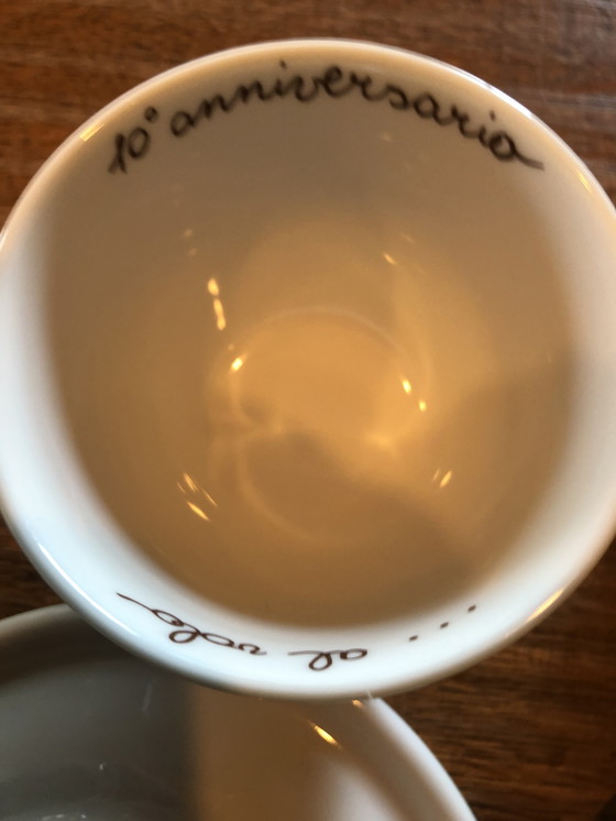 Image 1 of 2 tazze e piatti coordinati - Edizione limitata Thun 2006 - 10° anniversario - Al Volo