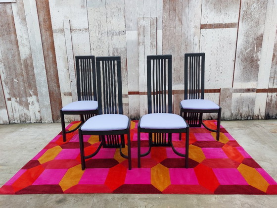 Image 1 of Sedie modello L4k 252 di Liberty, set di 4. Design