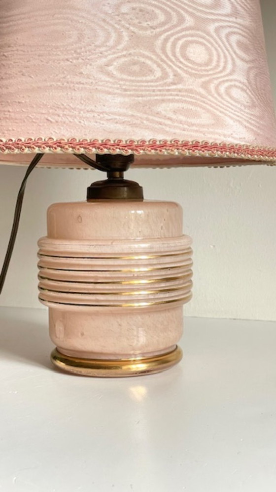Image 1 of Clichy Glass Lamp, Art Deco
