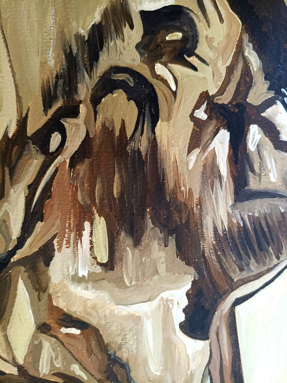 Image 1 of Oil painting on Corot cardboard