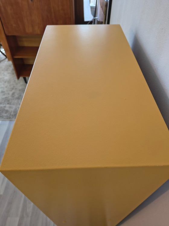 Image 1 of Mid-Century Modern Bookcase – Ochre / Saffron Yellow