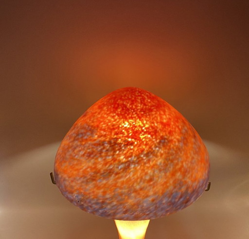 Lampe champignon style Art déco – Signée « Art de France » – 1970-1980