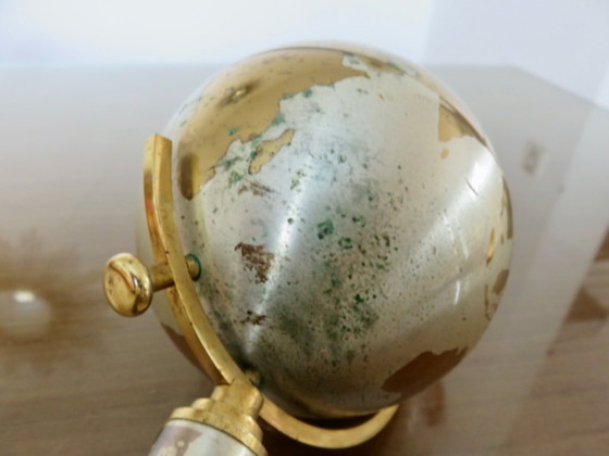 Image 1 of Globe, brass cigarette dispenser, 60s/70s