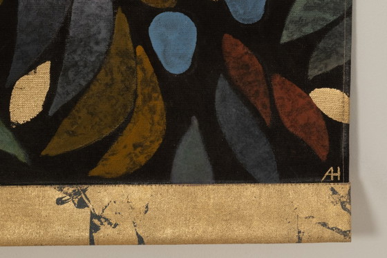 Image 1 of Painted canvas, or decorative panel, "Paradise Lost". Contemporary.