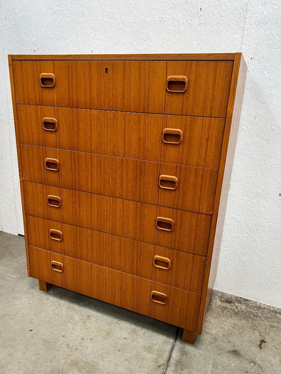 Image 1 of Vintage Midcentury Chest of Drawers, Smi Sweden, 1960s