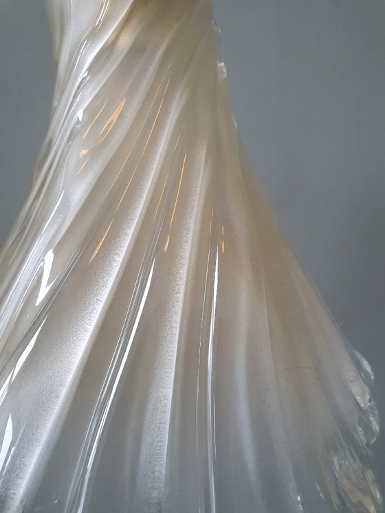 Image 1 of Vintage Amber Glass Murano Lamp