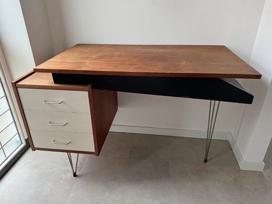 Image 1 of Vintage Cees Braakman for Pastoe hairpin legs desk