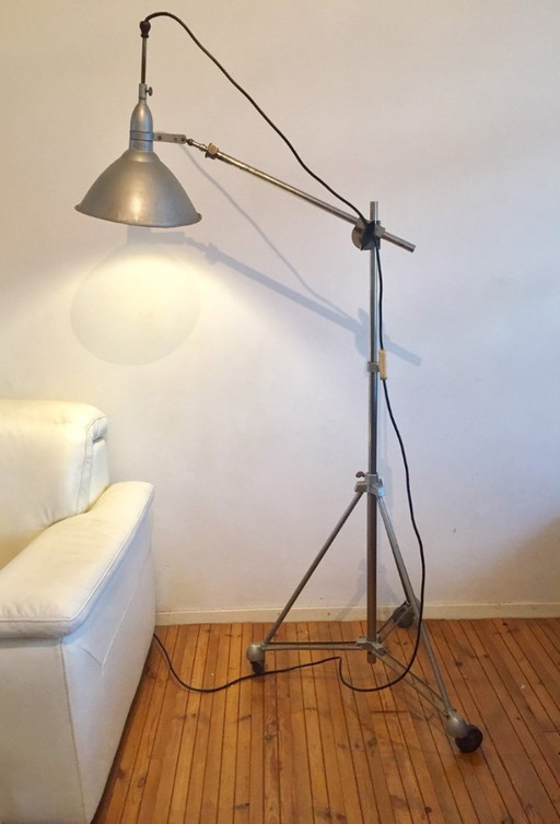 Lampada fotografica vintage Narita su treppiede, anni '60