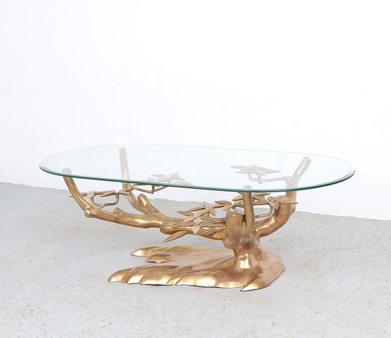 Image 1 of Tavolino da caffè Willy Daro Bonsai in ottone, anni &#39;70