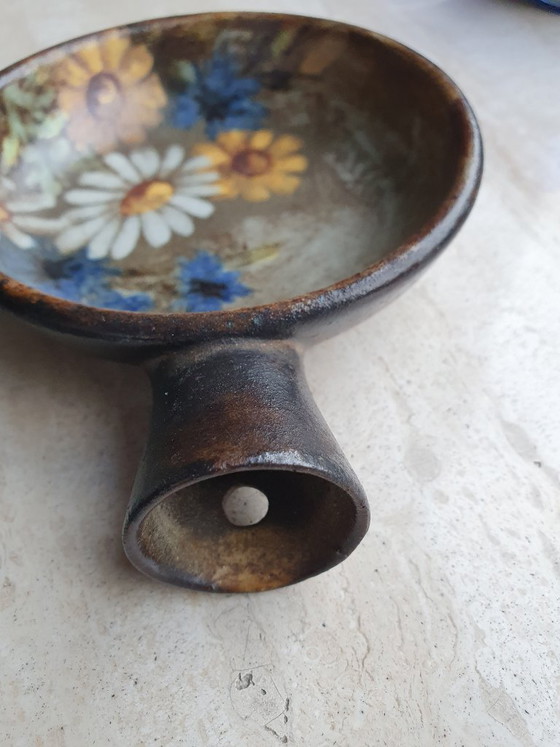 Poêlon / Piatto da muro in ceramica Mid-Century - Alexandre Kostanda (Vallauris) – Ciotole (photo 4 of 10)