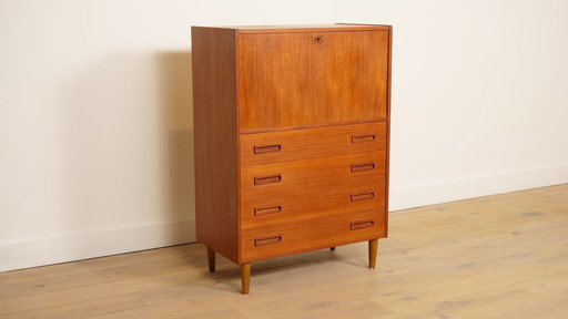 Secretaire vintage | Design danois | Teck | 76 cm