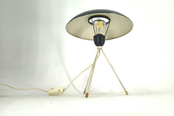 Image 1 of Zeer zeldzame bureaulamp van Louis Kalff voor Philips, jaren 1950.