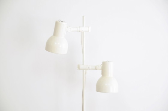 Witte Vintage Metalen Vloerlamp Ikea – Vloerlampen, Plastic (photo 3 of 7)