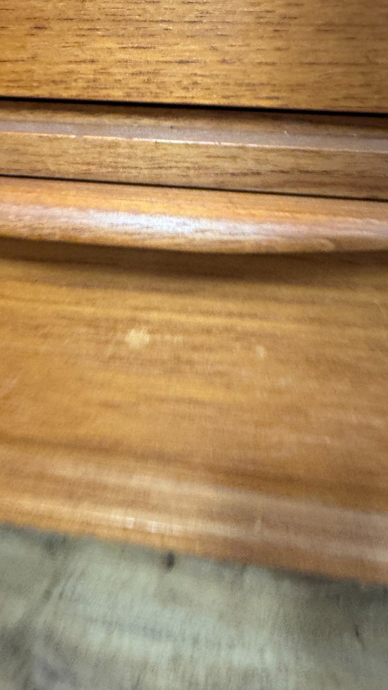 Image 1 of Vintage teak highboard, tall cabinet