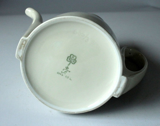 Image 1 of Caffettiera Schulte Ufer in porcellana Fürstenberg con coperchio scaldavivande in metallo