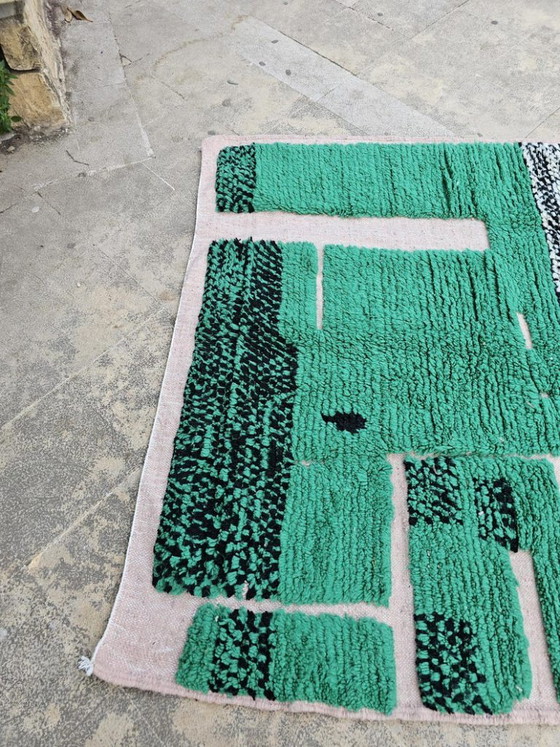 Alfombra marroquí de lana hecha a mano – Única y atemporal 250cmx200cm – Cotton (photo 2 of 9)