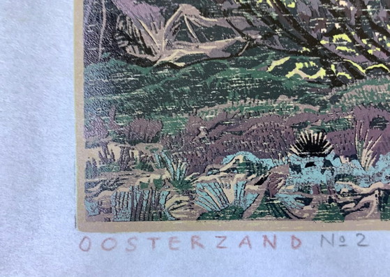 Estampe en couleurs de Siemens Dijkstra – Lithographies et sérigraphies, Wood (photo 7 of 14)
