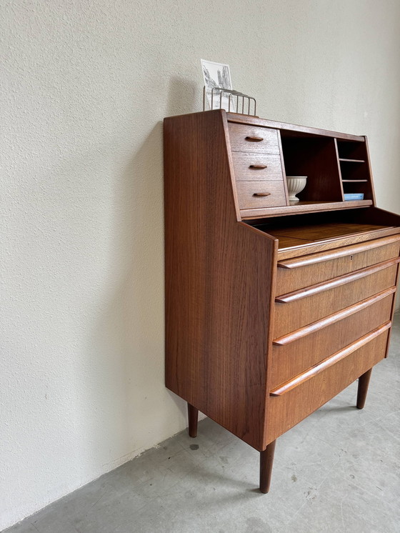 Image 1 of Secrétaire vintage danois avec miroir