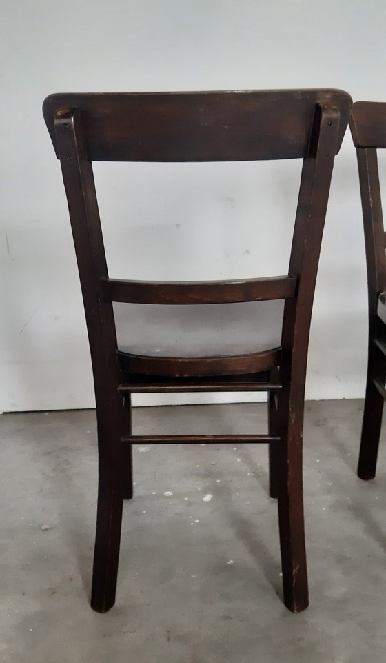 Image 1 of Set di 4 sedie da bistrot Thonet 1920