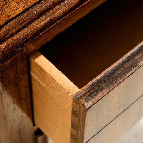 Image 1 of Table de chevet en érable restaurée MK11627 par Drexel