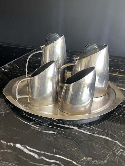 Hans Przyrembel coffee and tea set Bauhaus Art Deco style